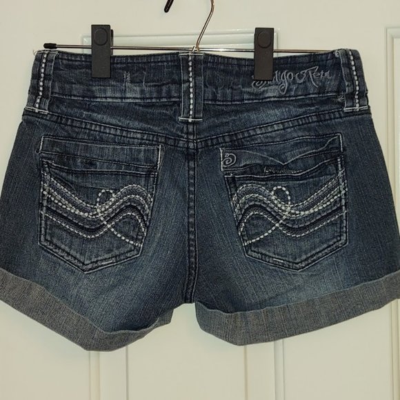 Indigo Rein Denim Shorts Junior Size 5 - Picture 2 of 6